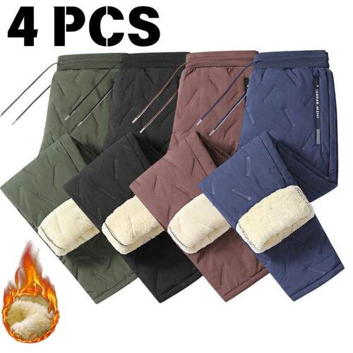 F 30943 Fleece Lined Winter Pants 加绒保暖棉裤