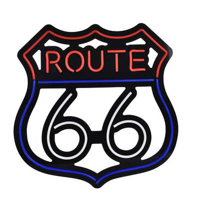 ROUTE 66LED霓虹炫彩ins创意广告牌派对网红霓虹灯爆款