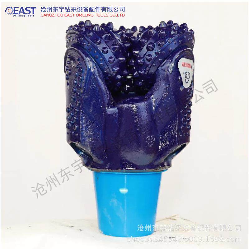 8.5英寸IADC617江钻镶齿牙轮钻头硬岩石三牙轮钻头马达钻头