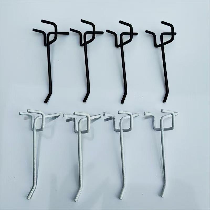 加洞洞挂钩超市货架洞洞板挂便利店网架挂粗钩网78899钩子网网片