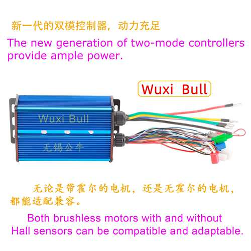 6V48V60V2V 45A50A55A2000WW智能双模000无刷电机18管7排大功率控