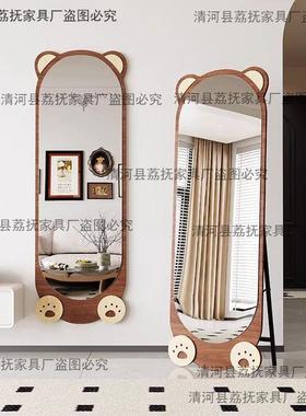 全镜穿衣镜家用落地壁挂身贴墙生卧室宿NNZ衣舍试镜高清美女颜显