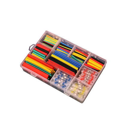 环100pcs产品盒装组合+组焊锡328pcs环彩色 焊锡套管管热缩