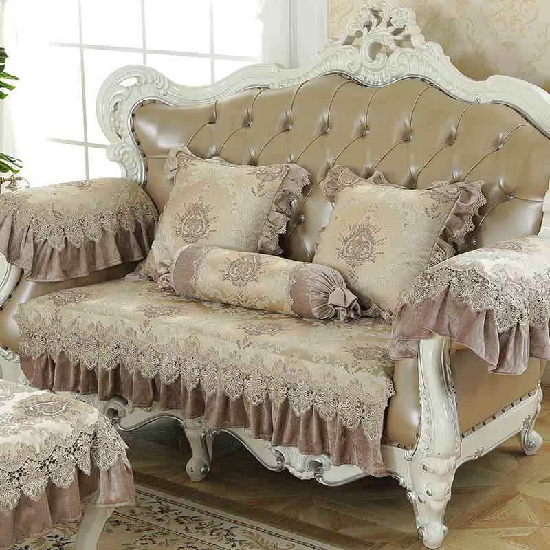 正品欧式沙沙发垫四季布艺防真滑皮沙发坐垫发雪尼尔发套沙罩定做