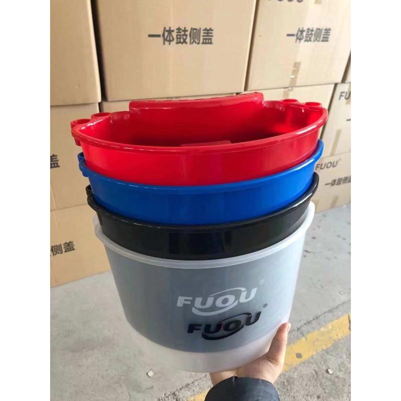 洗车水桶挂蓝外挂桶细节毛刷收纳桶工具车手推车两桶水洗车侧挂桶