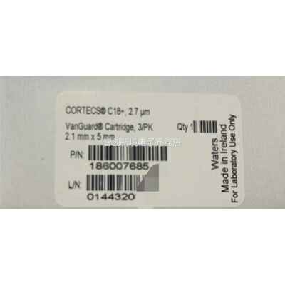 Wat5er沃特世护柱18600776保8 1860076s8 CORTECS 2.1*5mm,2.7um