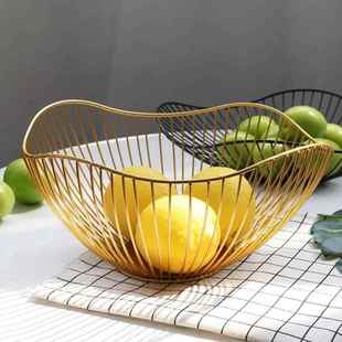 fruit hollow drain Fruit iron washing basket bask bowl