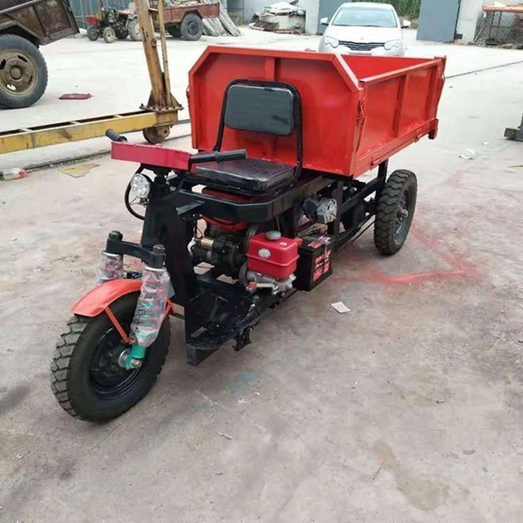 砂石场专用转移运输车 建筑工地用小型电动三轮车 液压自卸三马