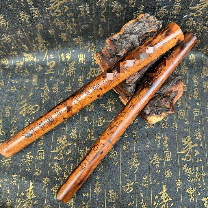 道击家雷击枣木拷鬼棒一体雕雷劈木元枣木浮拷鬼仗雷木圆棒朱帅刻