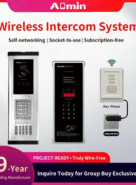 ES-D15M4奥家敏无楼宇对讲系统禁用门铃电话非可线视门室内机