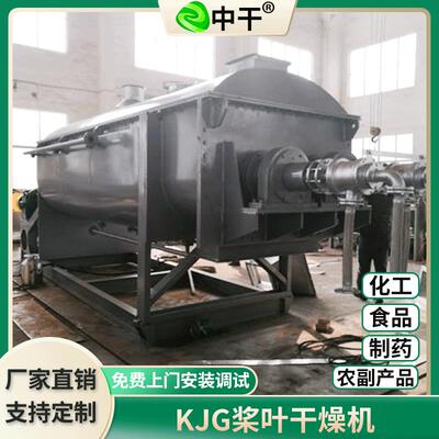 供应KJG吸附式冷冻干燥机 空心桨叶式干燥机 供应桨叶污泥干燥机