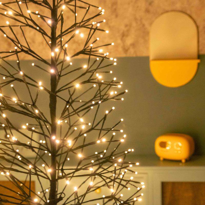 LED仿真圣诞树灯温馨暖色房间氛围灯圣诞灯装饰卧室节日LED装饰灯