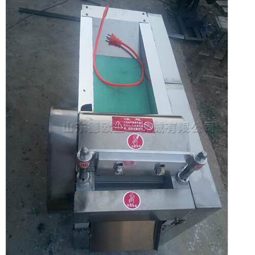 人参鹿茸加工切片机 660型根茎药材切段机 农用行业切丝工具