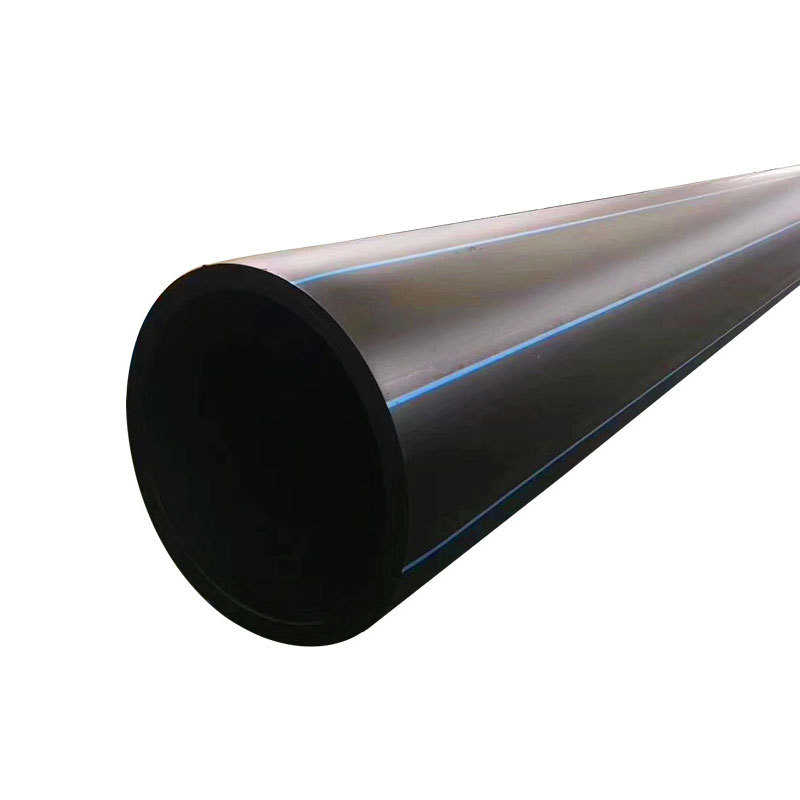 批发PE给水管110生活饮用自来水管黑色hdpe管地埋式pe农田灌溉管