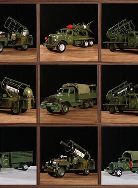 覆古怀旧铁艺解放车军车红酒架展示架摆件饭厅酒吧装饰品道具模型