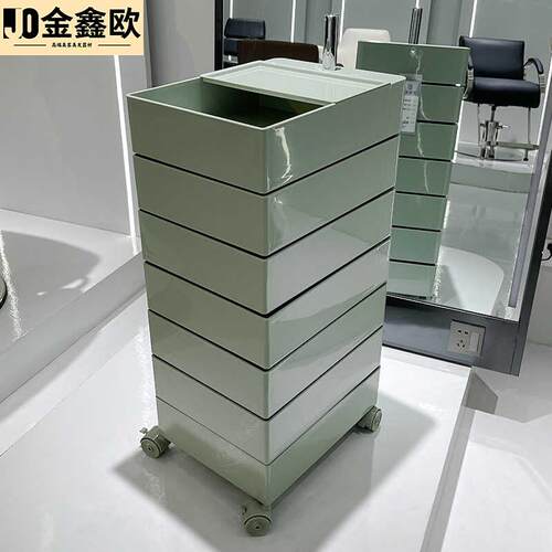美发店烫染推车发廊专用杠车发型师置物架美容多功能理发店工具柜