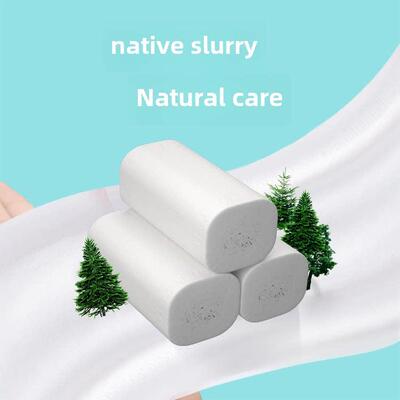 14 Rolls Coreless 4 Layers Toilet Paper Towel Tissue Roll