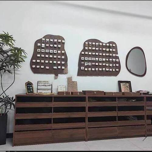 饰品店展示柜服装店中岛柜复古多层柜台首饰珠宝展示架斗柜精品柜