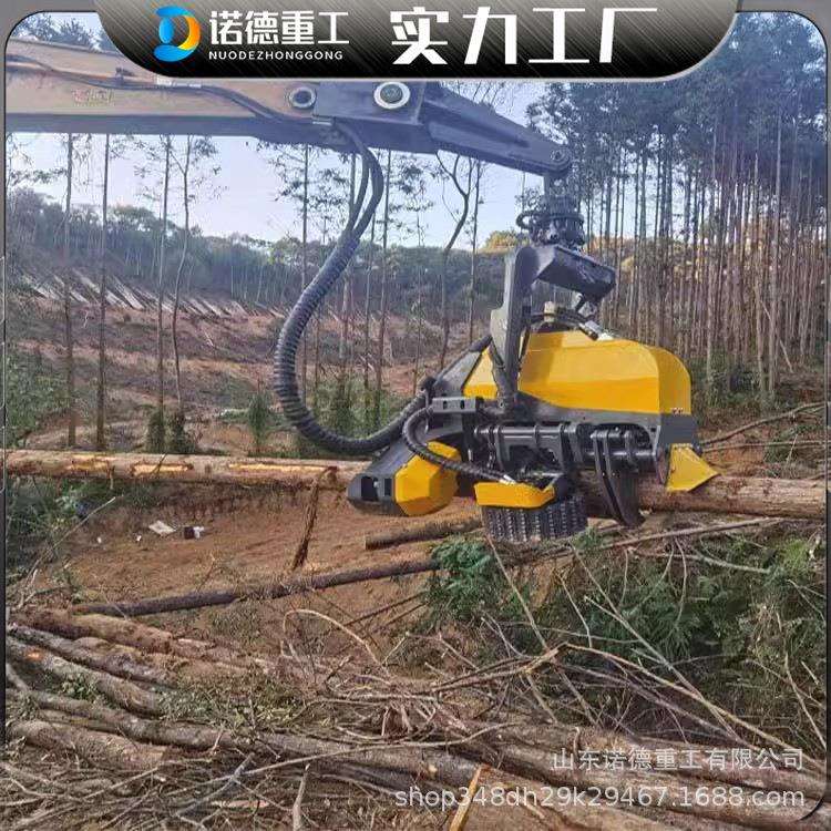 砍树机器林场伐木机头 挖掘机全自动伐木机 树木砍树伐木机设备