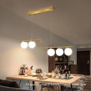 创意网红魔豆泡泡灯商用吧台S型吊灯新款 橱窗前台餐桌照明灯饰