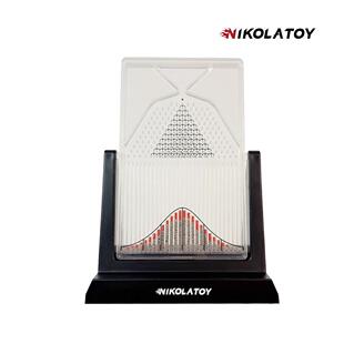 NIKOLATOY高尔顿板模型摆件玩具GaltonBoard正态分布模型数学教具