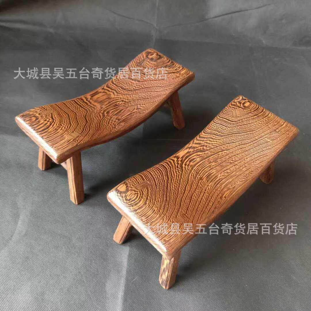 鸡翅木按摩器 瑜伽棒木质按摩滚轮式按摩器背部腰部腿部按摩棒