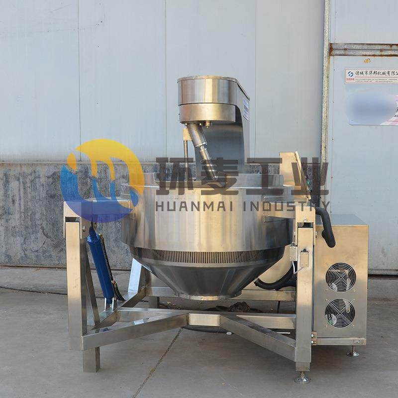 火锅底料炒料机电磁加热牛肉辣椒酱行星搅拌炒锅风味核桃仁炒锅