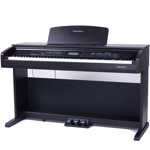 美得理电钢琴DP369S/DP330重锤带盖初学儿童家用88键数码钢琴