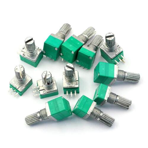 RV/RK097G 3/5/6/8脚 调节电阻B1K5K10K20K50K100K双联可调电位计