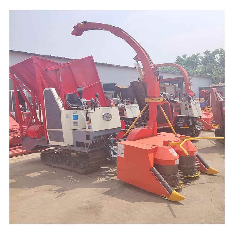 履带式贮收割机 农玉米秸用秆青收获机 农矮用js-ny548低青饲作物