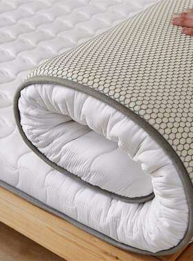 学生宿被舍单人遮乳胶床垫盖物软垫用卧室榻榻米租房专ZDM用垫褥