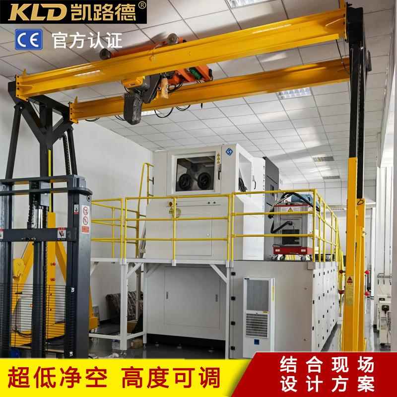 5吨双DKS梁门起重机 移门动转向轨式龙吊 电动低净空台车葫无芦门