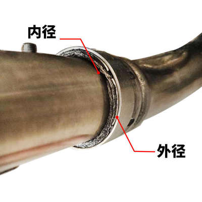 摩托车跑车排气管消音器接口防漏气石墨垫圈石墨垫密封圈垫片配件