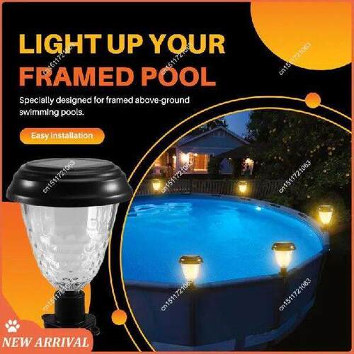 Emption!Solar Lighting Kit: 4 Lights For Above Ground Pool