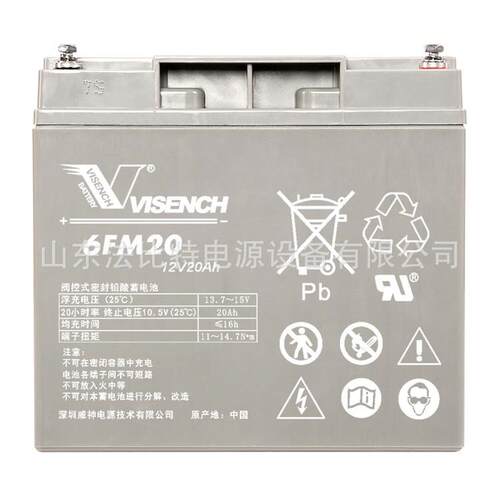 威神铅酸蓄电池6FM20免维护12V20Ah应急照明 质保一年6FM20