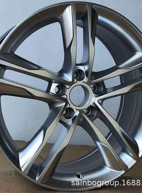 F6011416寸17寸18寸19寸5x112高亮银盛博改装铝合金轮毂轮圈