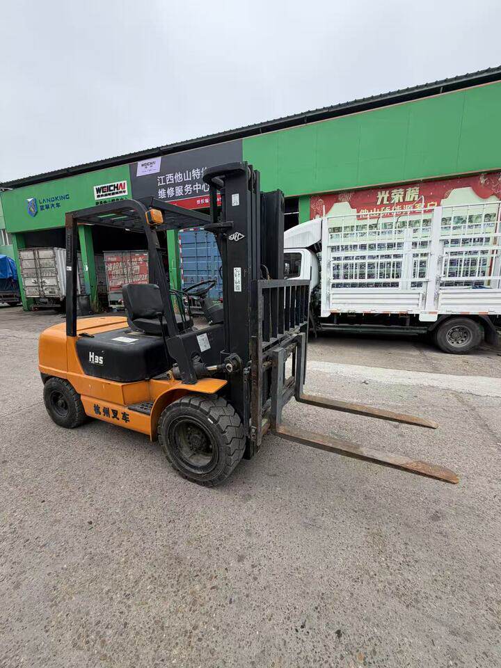 3月31日南昌委托资产处置杭叉叉车一台3.5吨三节门架起升4.5米带侧移叉货齐全网络拍卖公告