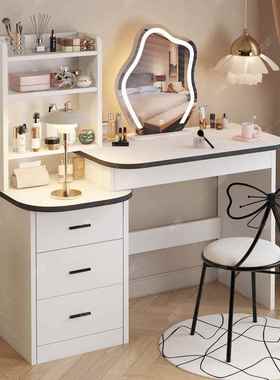 梳妆台主卧一现代简小约卧室化妆桌斗柜化体奶GFG油风新款型简易
