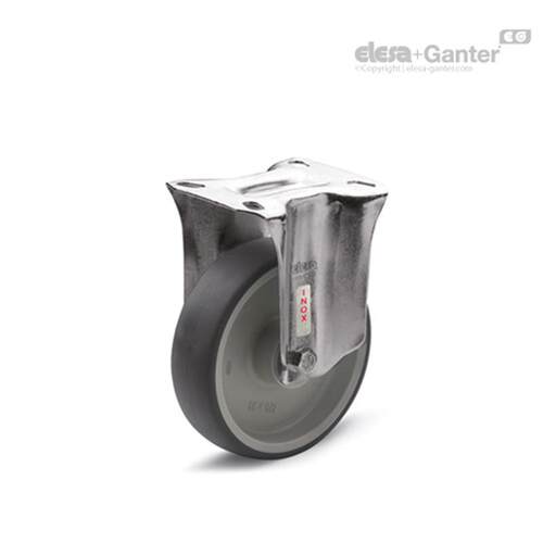 Elesa Ganter伊莉莎冈特 RE.G1-SST-N带不锈钢支架的脚轮