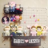 ins置物架托盘超市家用挂篮货架网格网片铁艺照片墙收纳篮置瑞仟