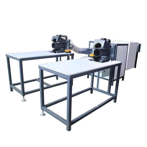 公仔棉开松梳棉蓬松机加带夹口双口定量枕芯沙发坐垫填充设备