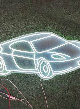 亚克霓虹灯创意车装饰灯leddiy造型霓虹灯力牌发光霓虹灯字