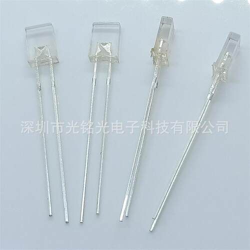 厂家供应 257MM白发透明冰蓝 长脚直插灯珠 冰蓝光 LED发光二极管
