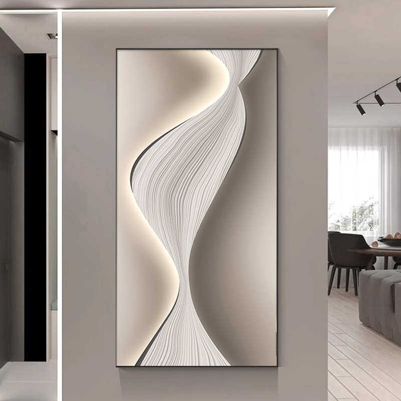 现代简约玄关装饰画抽象艺术客厅沙发背景墙挂画轻奢走廊过道壁画,家居饰品,现代装饰画,淘宝优惠券,粉丝福利购,淘宝优惠卷