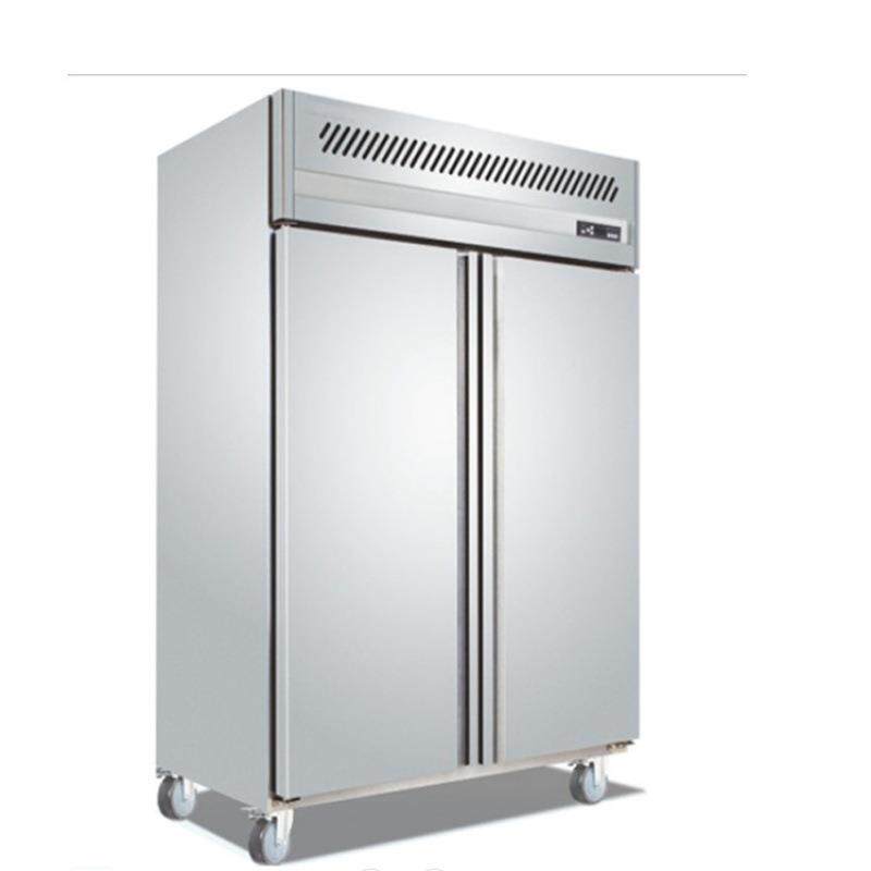 双门冰柜-22℃低温冷柜风冷厨房冰柜 Stainless steel freezer