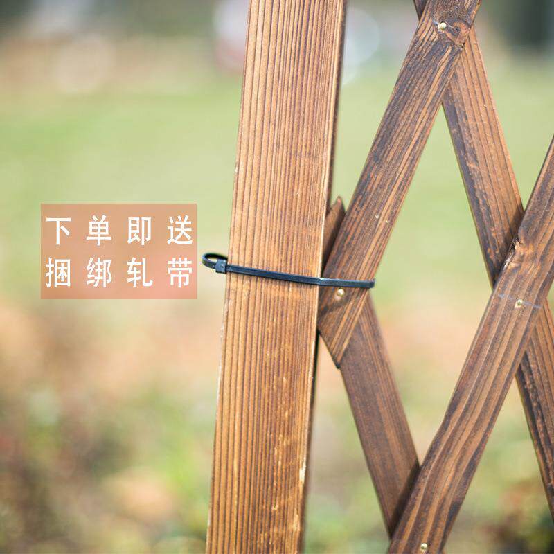 花园篱笆栅栏爬藤架庭院围栏户外防腐木草坪护栏围墙装饰木桩