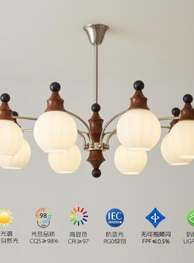 中古风大厅客厅主灯新款美式复古高级感餐厅卧室书房led护眼吊灯
