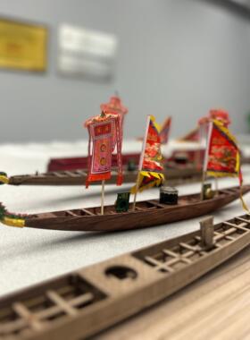 中秋国庆春节送领导长辈礼盒礼品叠滘龙船漂移龙舟模型装饰