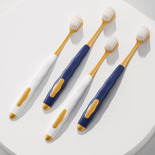 Soft Bristle Toothbrush Wide Head for Men and Women, Adult F