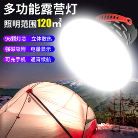 帐篷灯挂式充电超长续航18650锂电池泛光野外应急营地户外露营灯